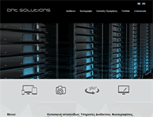 Tablet Screenshot of dnt-solutions.gr